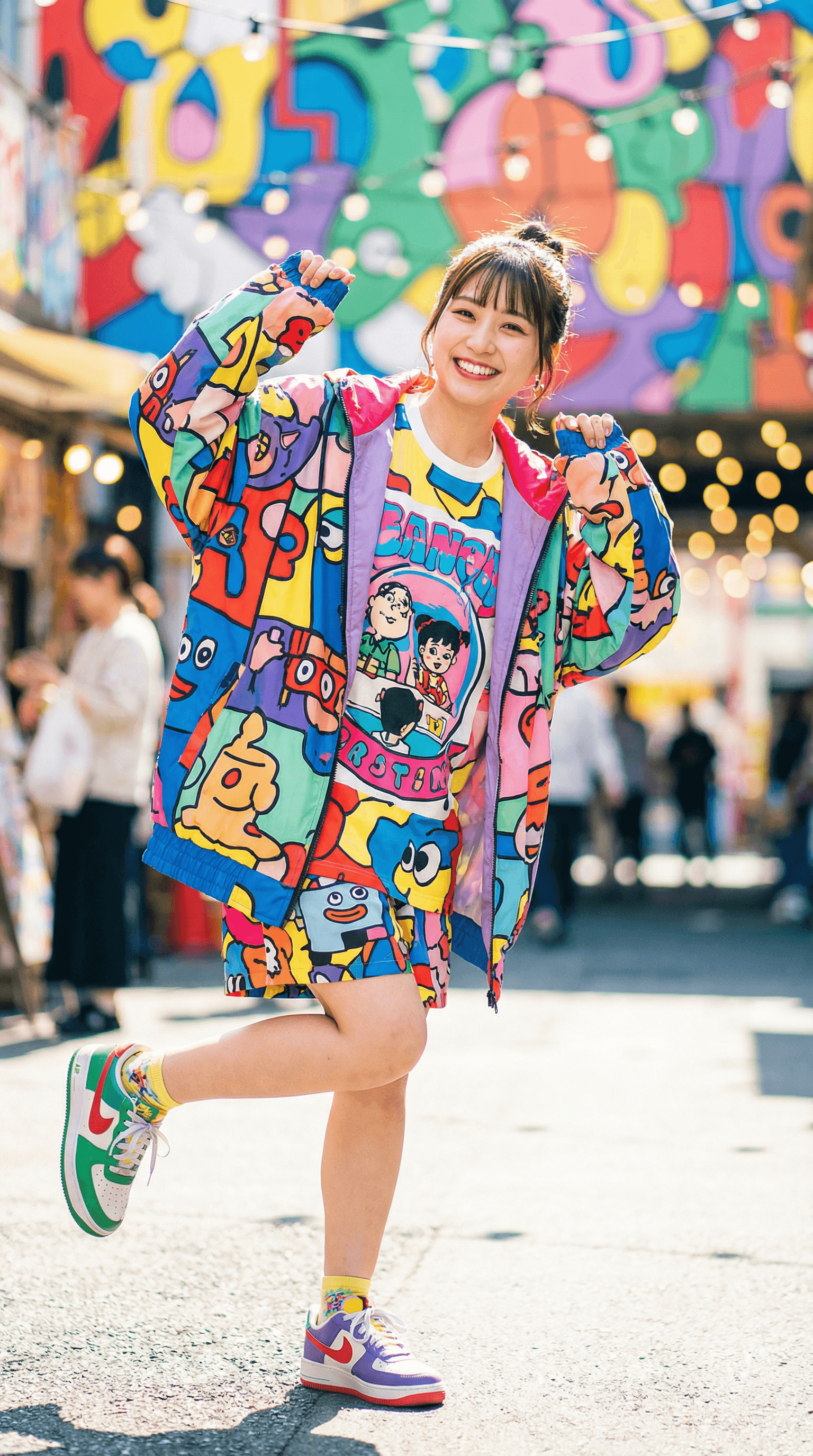 ポップな色合いのトーンの作例